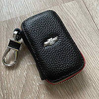 Автомобильный кожаный чехол брелок для ключей от машины, брелок сигнализации натуральная кожа Chevrolet(YP)
