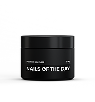 Nails of the Day Premium gel clear - прозрачный строительный гель, 30 мл