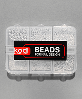 Бисер для дизайна ногтей Kodi (цвет: silver)