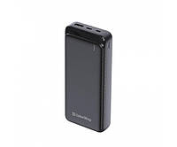 Зовнішній акумулятор ColorWay Slim 20000mAh Black (CW-PB200LPG3BK-PD)