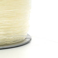 Силіконова нитка основа для браслета 0,8 мм Прозорий 1 м