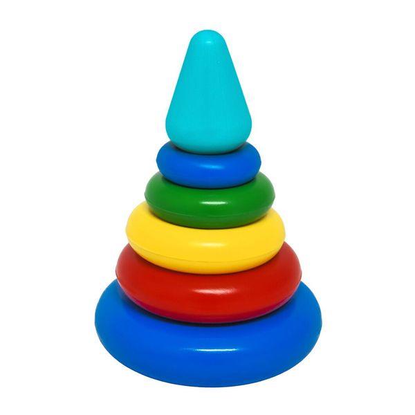 Іграшка розвиваюча "Пірамідка" мала в коробці колір різнокольоровий ЦБ-00155047