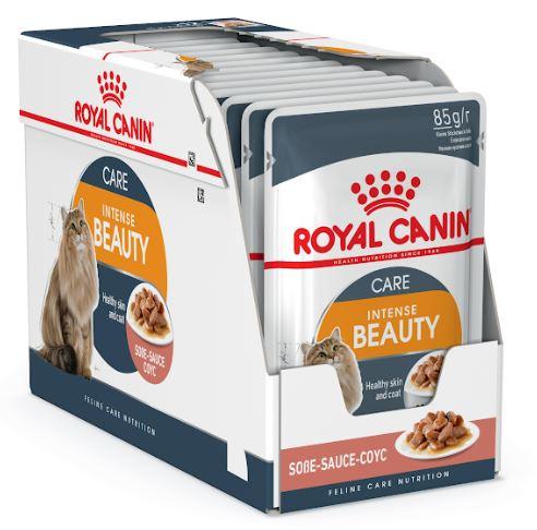 АКЦІЙНИЙ НАБІР Вологий корм Royal Canin Роял Канін INTENSE BEAUTY gravy 85g 9+3шт.