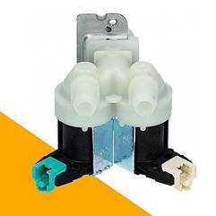 Клапан для пральної машини 2х180° Whirlpool 481228128468 - запчастини для пральних машин