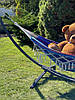 Одномісний підвісний гамак BALI XL 200x100 см. Колір синій., фото 2