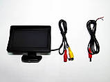 Автомобільний монітор 4,3" + камера заднього виду Монітор з камерою Паркувальна система, фото 7