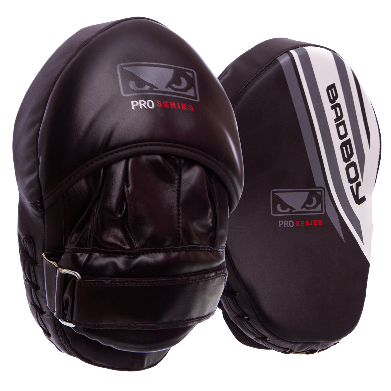 Лапи гнуті для боксу та єдиноборств Bad Boy Pro Series Advanced (25x20x10см), чорні
