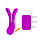 Hi-tech вібратор - Pretty Love Ulysses Vibrator Purple, фото 4