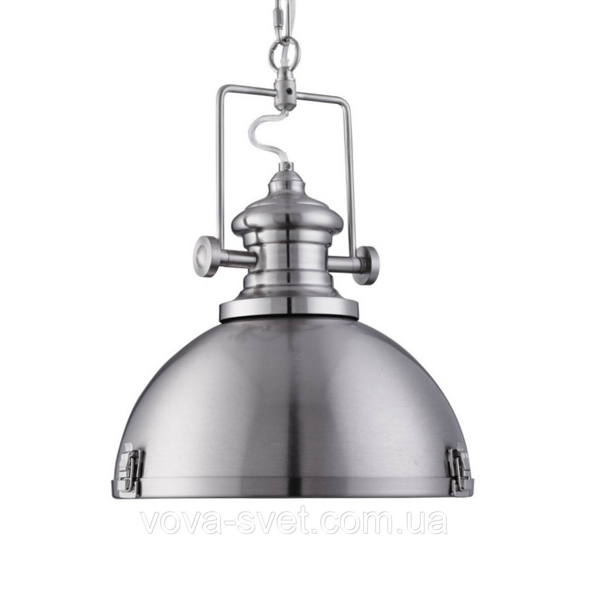 Светильник потолочный купол Loft [ Industrial Pendants ] (satin silver) - фото 1 - id-p304302267