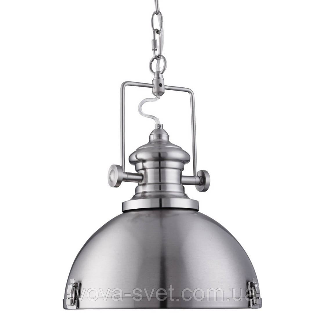 Светильник потолочный купол Loft [ Industrial Pendants ] (satin silver) - фото 2 - id-p304302267