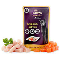 Влажный корм для кошек Nuevo Chicken & Salmon 85 г