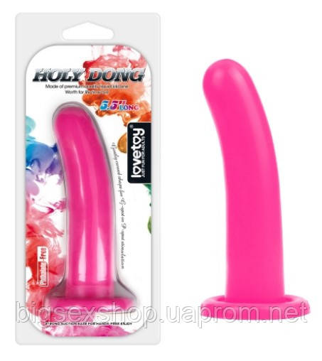 Фалоімітатор - Silicone Holy Dong Medium 5.5" Pink