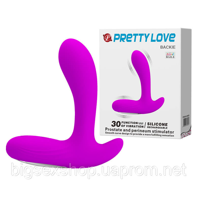 Вібростимулятор - Pretty Love Backie Prostata Stimulator Pink