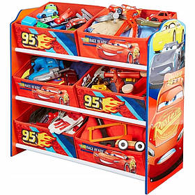 Комод органайзер стелаж для дитячих іграшок DISNEY CARS Тачки 6 ящиків