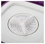 Компактна складана пральна машина Folding Washing Machine блакитна, фото 3