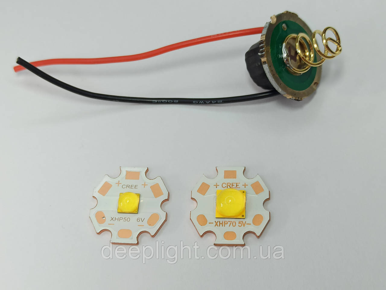 CREE XHP50.2 XHP70.2 + драйвер плата керування світлодіодом комплект 1/3/5 режимів потужний прожектор, фото 1