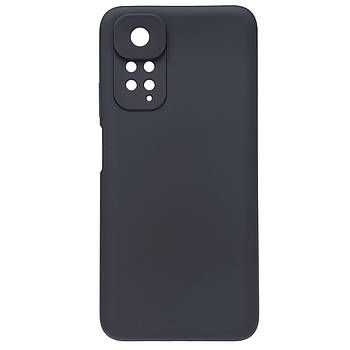 Чохол Full Silicone Case для Xiaomi Redmi Note 11 4G / Note 11S 4G Black