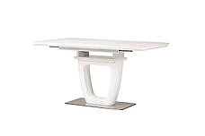Керамічний розкладний стіл TML-860-1 Vetro, білий мармур, фото 2