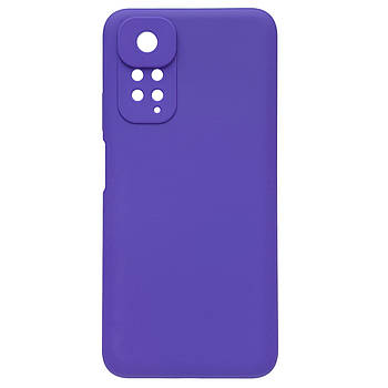 Чохол Full Silicone Case для Xiaomi Redmi Note 11 4G / Note 11S 4G Violet