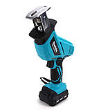Акумуляторна шабельна пилка Makita JR-180, 18V 4.0 Ah, АКБ шабельна пилка Макіта, потужна ножівка, фото 3