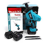 Акумуляторна шабельна пилка Makita JR-180, 18V 4.0 Ah, АКБ шабельна пилка Макіта, потужна ножівка, фото 6