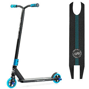 Труковий самокат Best Scooter (колеса PU 110мм, HIC-система, кермо 82см) LineRunner LR-82063 Чорно-синій
