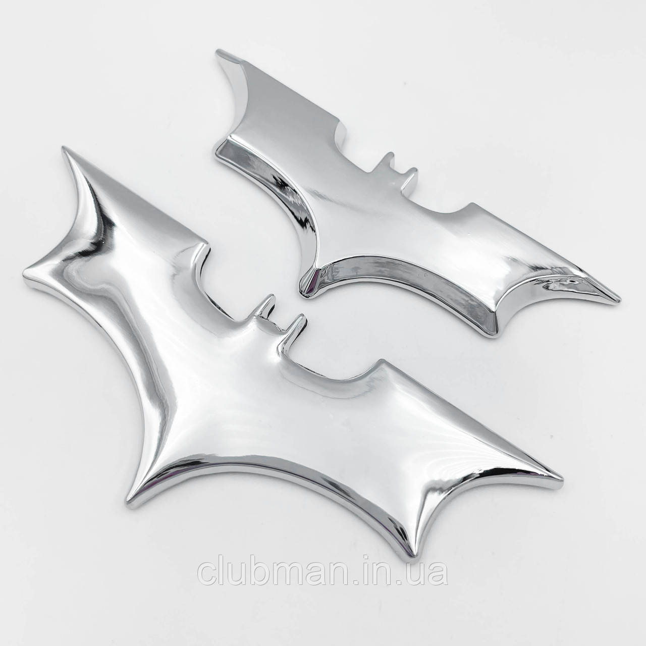 Металевий шильдик емблема Batman (Бетмен) Хром