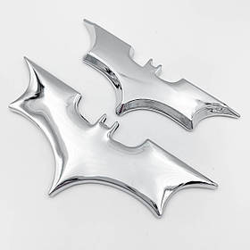 Металевий шильдик емблема Batman (Бетмен) Хром