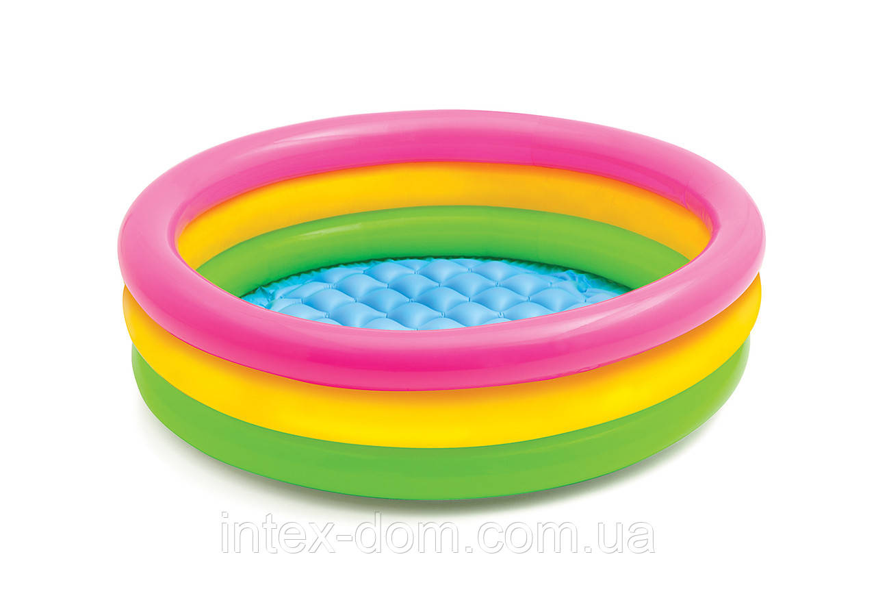 Надувний дитячий басейн "Сяйво Заходу" Intex Sunset Glow Baby Pool 58924