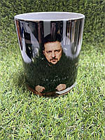 Чашка Зелений кухоль патріотичний односторонній ABC