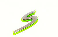 Надпись S Порше Эмблема Porsche на крышку багажника 95855967700