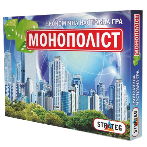 Настільна гра Strateg Монополіст українською мовою (508), фото 1