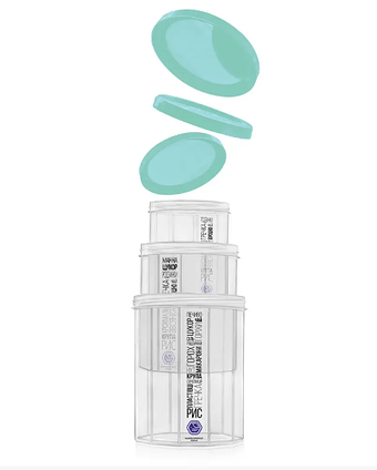 Ємності для сипучих продуктів 1,0л.+1,5л.+2,00л.(м'ятна кришка) 99м арт