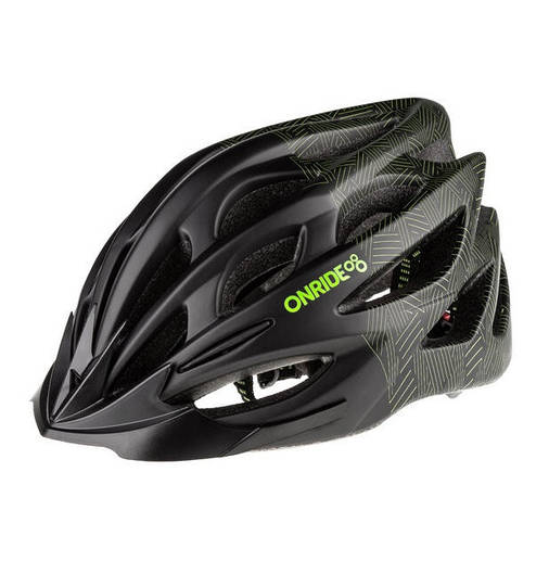 Шолом велосипедний Onride Mount L 58-61 см Black/Green, фото 1