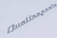 Надпись Quattroporte Буквы Maserati Кватропорте Мазерати 670008101 Хром