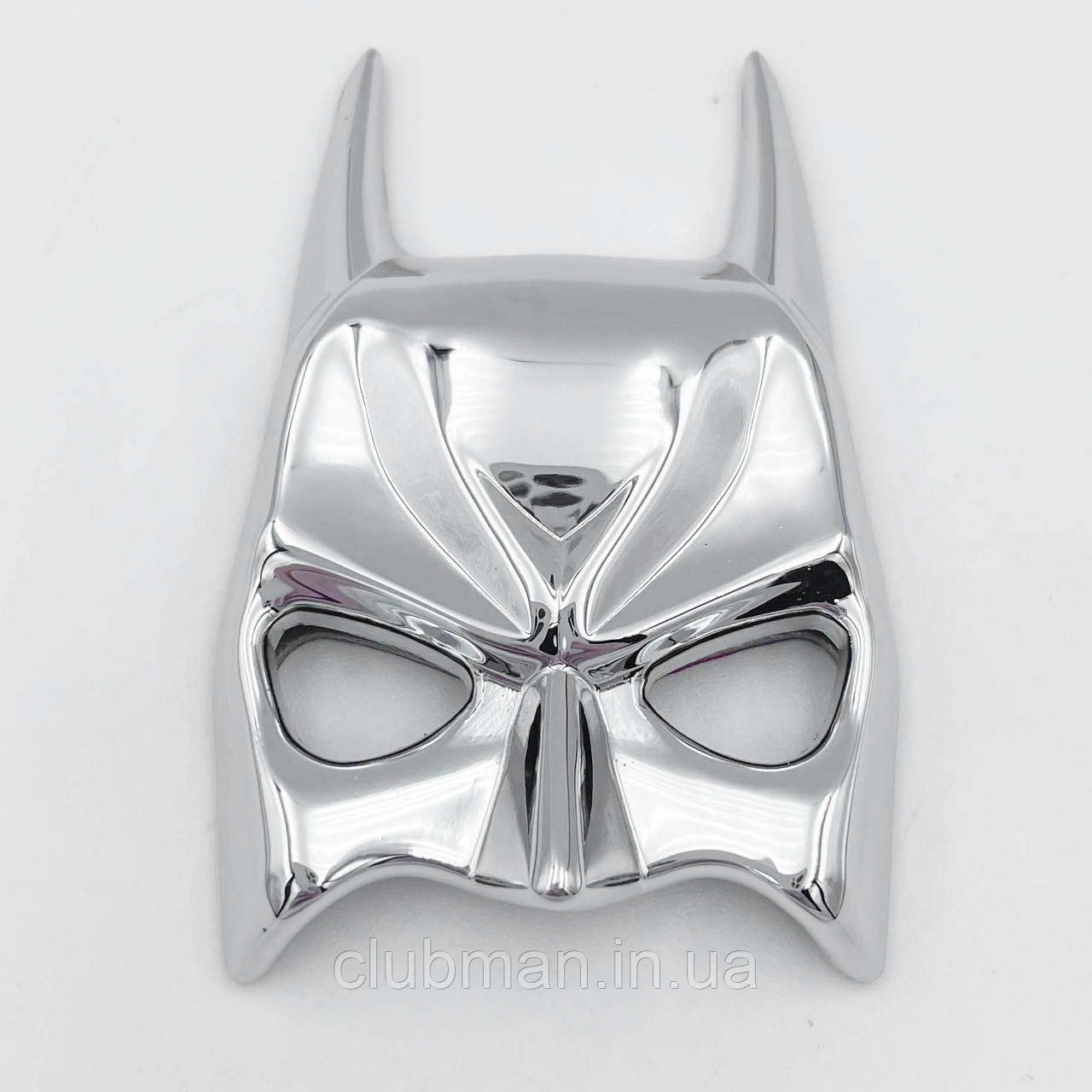 Металевий шильдик емблема Batman 3D (Бетмен) Хром