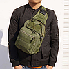 Тактична нагрудна сумка Primo Sling однолямкова через плече - Army Green, фото 3