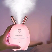 Увлажнитель Воздуха и Ночник Humidifier Зайчик 2 в 1 Арома Лампа от USB