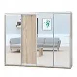 Шафа-купе (2800-3600*600*2400)  дсп/дзеркало/дзеркало/дзеркало, фото 3