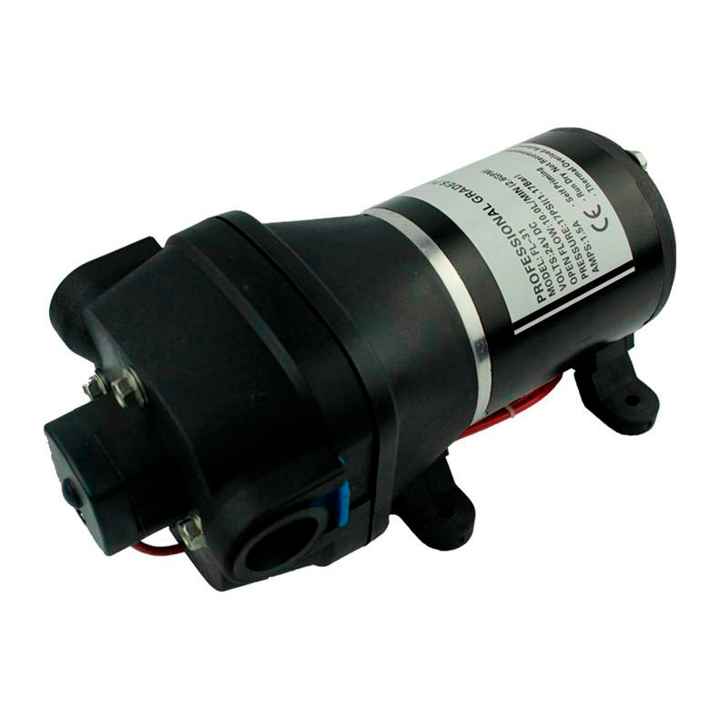 Насос Caravan High Flow — 24 В, 10 літрів на хвилину, 1,17 барів, довжина всмоктування 1,83 метра., фото 1