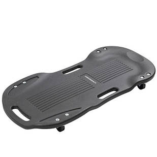 Лежак пластиковий підкатний на 4-х колесах (400х850мм, max навантаження-100кг)