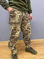 Тактические пиксельные штаны лето рип стоп армейские 46-56р качественные тактические брюки пиксель мм14