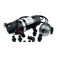 Діафрагмінний насос для автомийки — Продуктивність: 5,5 літра на хвилину  ⁇  Тиск: 11 барів  ⁇  Напруга: