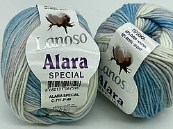 Пряжа Alara special Lanoso-711