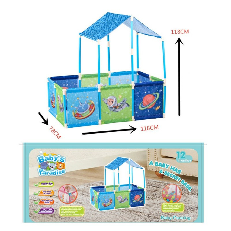 Намет RE333-120, будиночок/манеж, 118-78-118 см, космос, фото 1