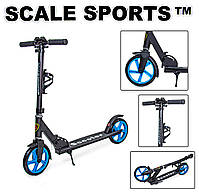 Самокат Scale Sports SS-05 чорний двоколісний оптом, фото 3