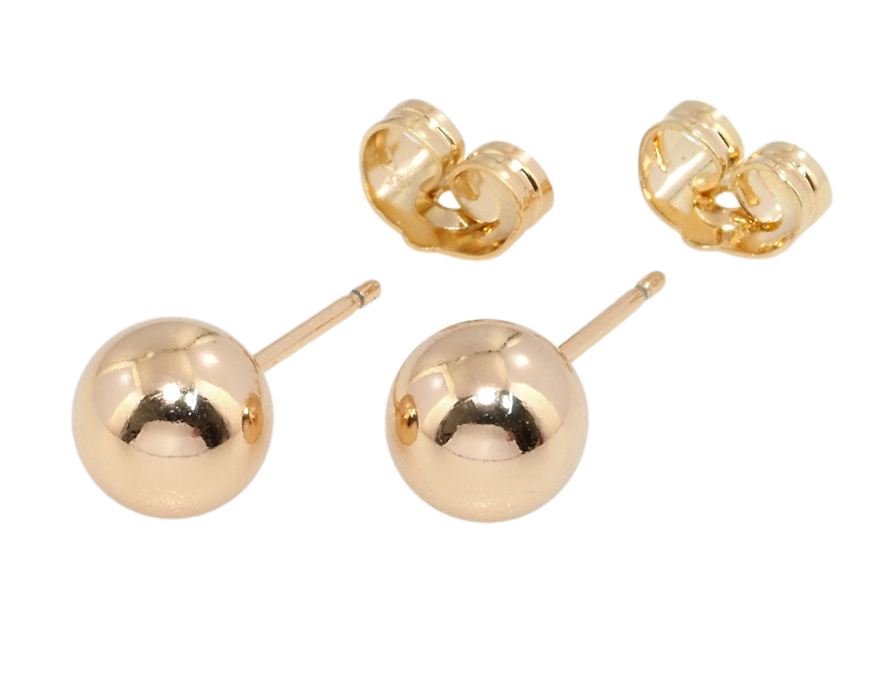 Сережки Xuping Позолота 18K пусети "Кульки" ø 8мм: продаж, ціна у Києві ...