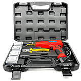 Набір для ремонту та паяння бамперів, пластикових деталей LEX LXPBW100-B (400 скоб), фото 2