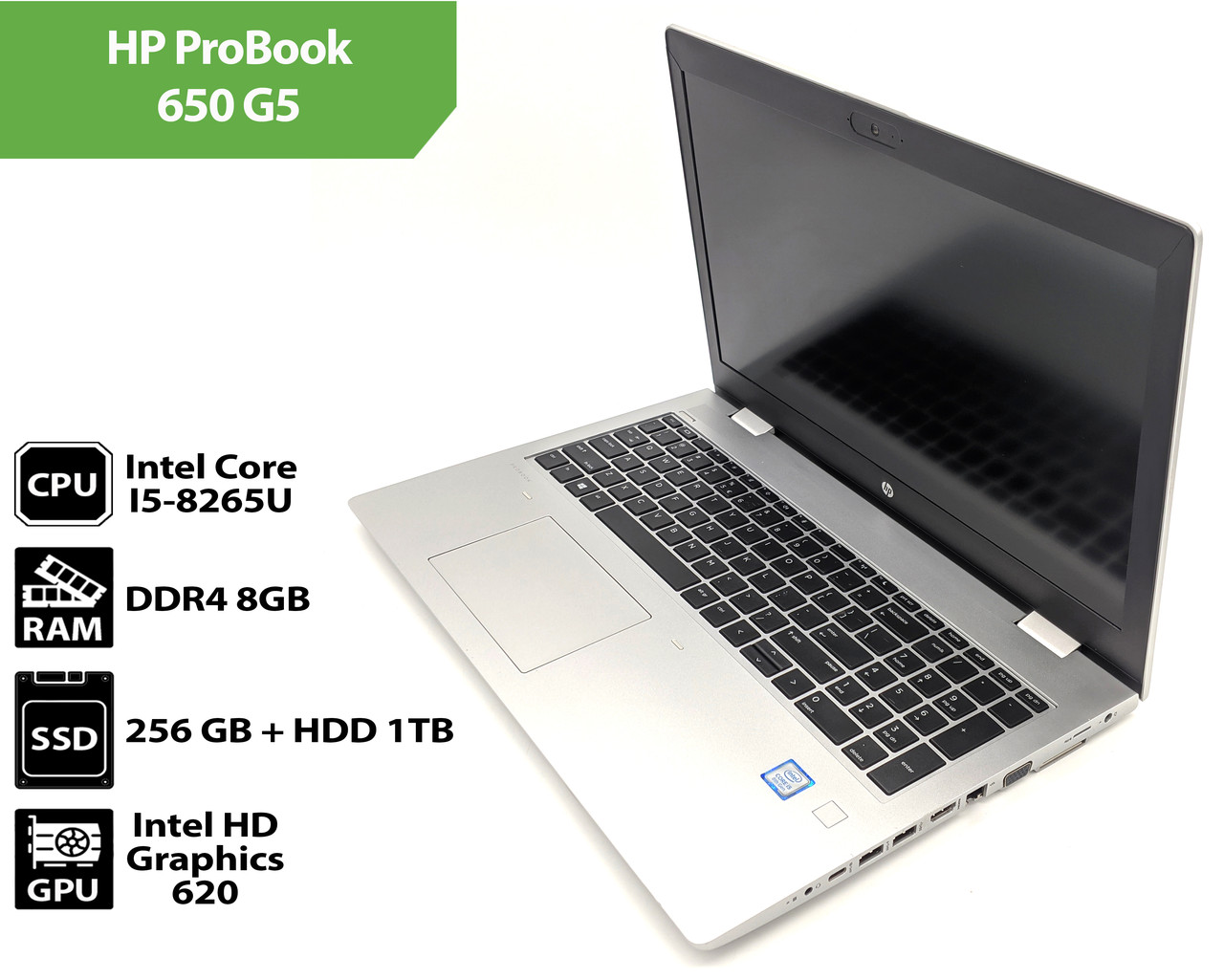 Ноутбук HP ProBook 650 G5 (15.6" / Intel Core I5-8265U / 8GB / SSD+HDD)