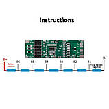 Плата BMS 7S 30А Li-Ion 18650 XR-7s-ZD-30A 29.4V Плата зарядна з балансиром Зарядна плата Контролер заряду, фото 2